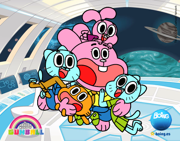 Gumball y amigos contentos