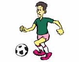 Dibujo Jugador de fútbol pintado por sergiomarc