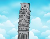 Dibujo La Torre de Pisa pintado por LunaLunita