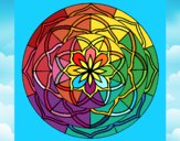 Dibujo Mandala 6 pintado por vero72