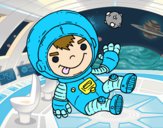 Niño astronauta
