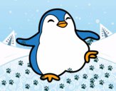 Pingüino bailando