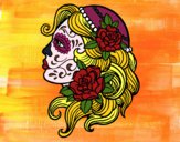 Dibujo Tatuaje de Catrina pintado por NievesMC