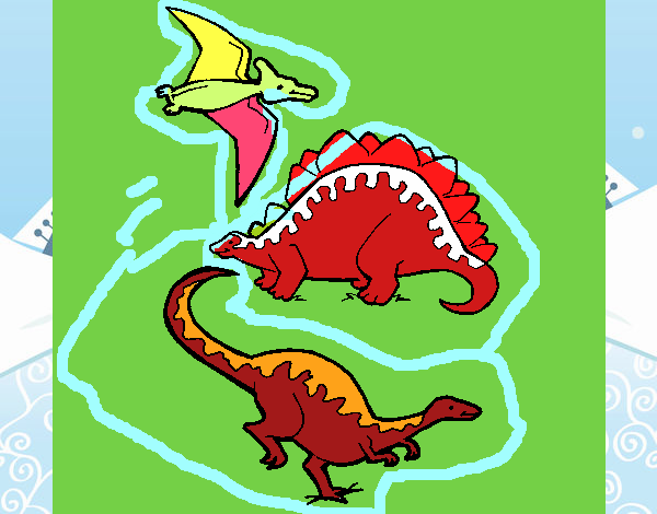 Tres clases de dinosaurios