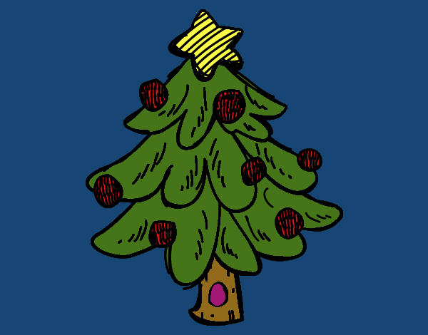 Un árbol Navidad