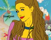 Ariana Grande con collar