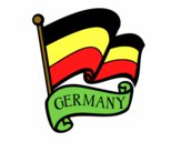 Dibujo Bandera de Alemania pintado por lazlo