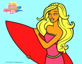 Barbie va a surfear