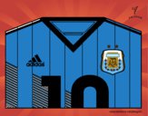 Camiseta del mundial de fútbol 2014 de Argentina