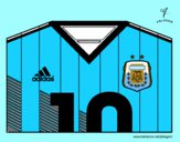 Camiseta del mundial de fútbol 2014 de Argentina