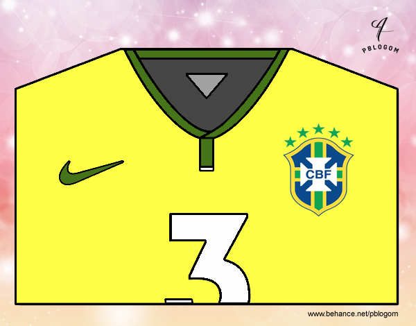 Camiseta del mundial de fútbol 2014 de Brasil