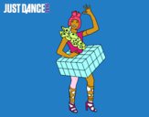 Dibujo Chica Just Dance pintado por laraa 