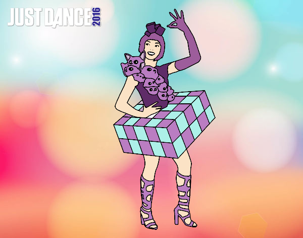 Dibujo Chica Just Dance pintado por cecikawaii