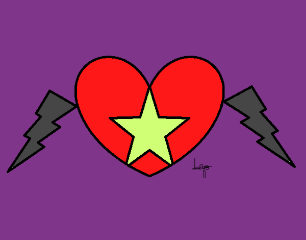 Corazón estrella