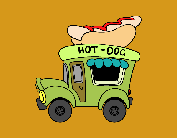 Food truck de perritos calientes