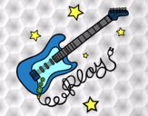 Guitarra y estrellas