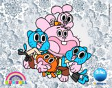 Gumball y amigos contentos