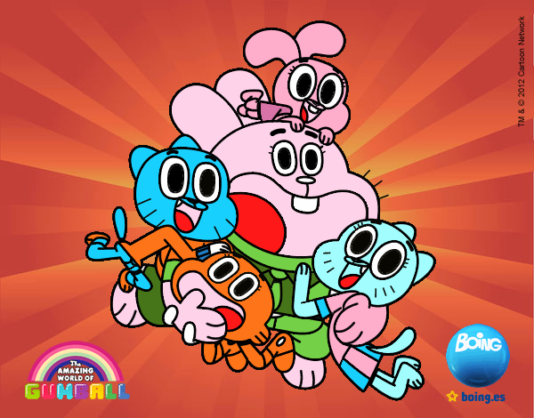 Gumball y amigos contentos