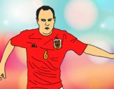 Iniesta con la Selección Española