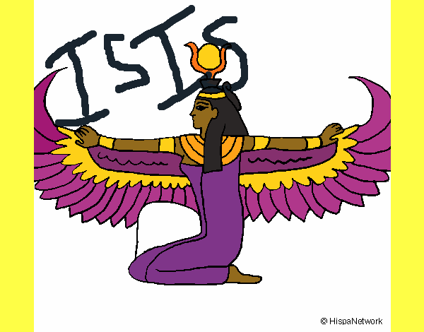 Dibujo Isis pintado por EESCPNCE