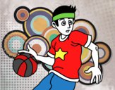 Dibujo Jugador de básquet junior pintado por sergiomesa