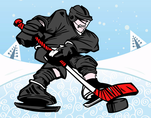 Dibujo Jugador de hockey profesional pintado por sergiomesa