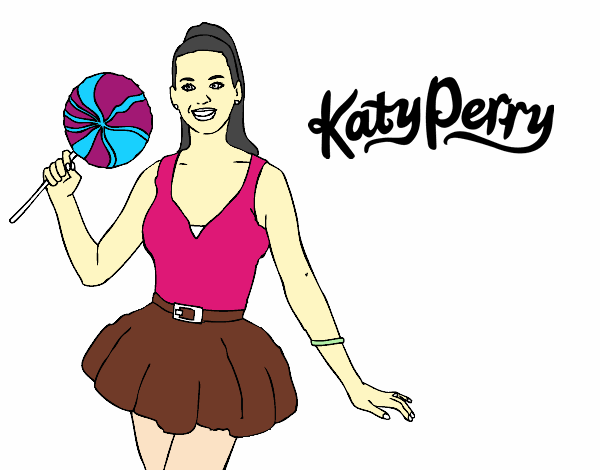 Katy Perry con piruleta