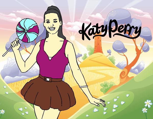 Katy Perry con piruleta