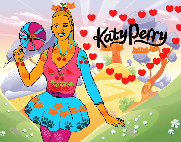 Katy Perry con piruleta