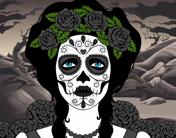 Mujer calavera mejicana