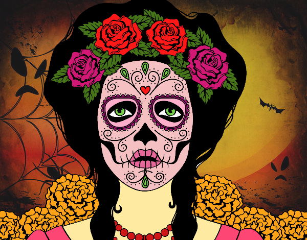 Mujer calavera mejicana