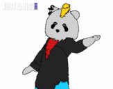Dibujo Oso Panda Just Dance pintado por josecrack1