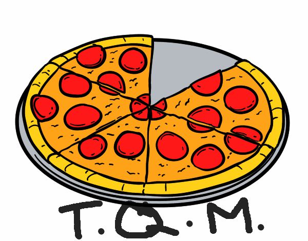 Dibujo Pizza de pepperoni pintado por A31H