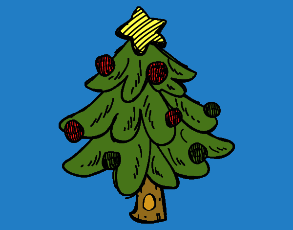 Un árbol Navidad