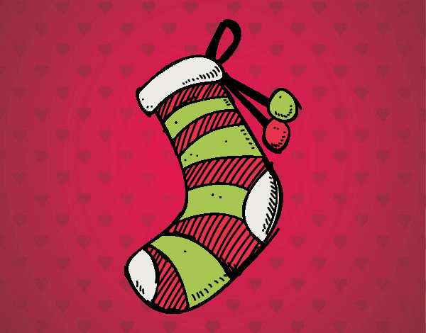 Un calcetín de Navidad
