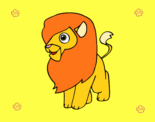 Un león