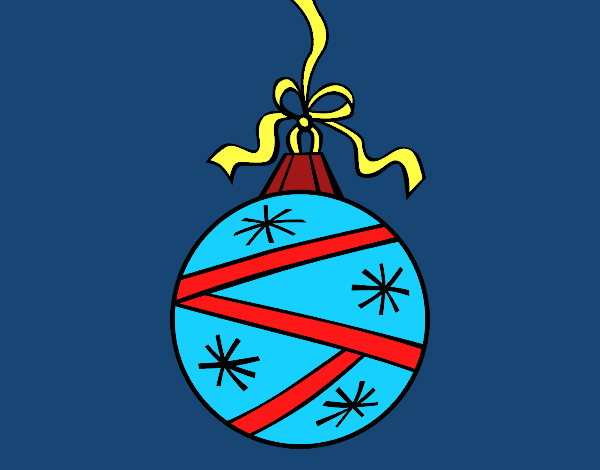 Dibujo Una bola de Navidad pintado por marcela300