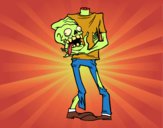 Dibujo Zombie sin cabeza pintado por CRASHER01