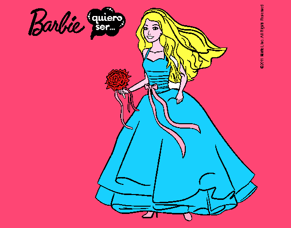 Barbie vestida de novia