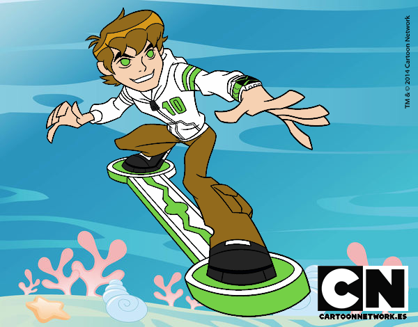 Ben 10 skateboard