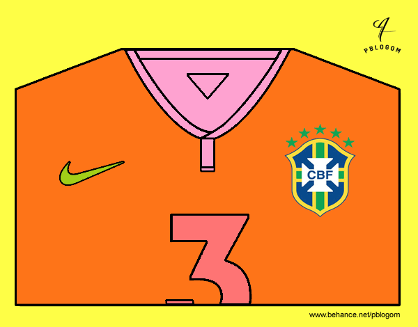 Camiseta del mundial de fútbol 2014 de Brasil