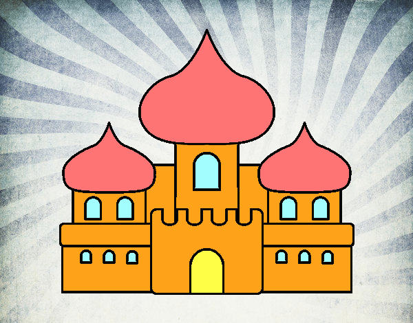Dibujo Castillo árabe pintado por taia