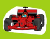Dibujo Coche de F1 pintado por reygato