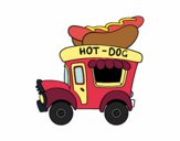 Food truck de perritos calientes