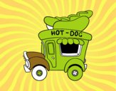 Food truck de perritos calientes