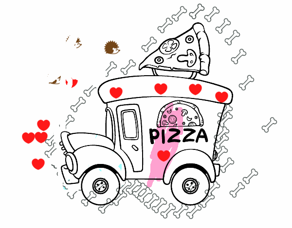 Food truck de pizza