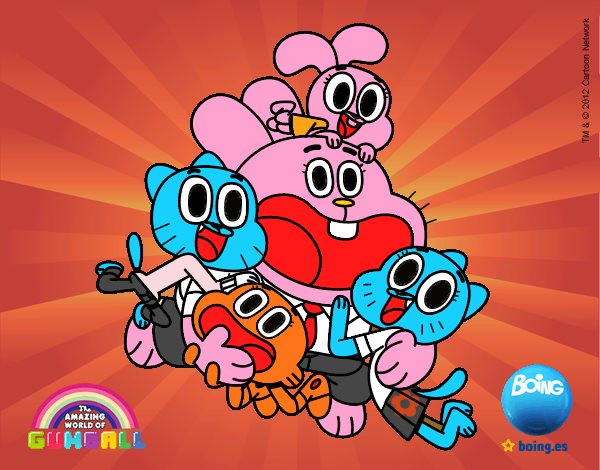 Gumball y amigos contentos