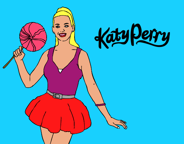 Katy Perry con piruleta