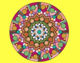 Dibujo Mandala flor con círculos pintado por Ramon45