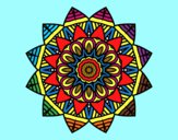 Dibujo Mandala frutal pintado por juliamaria